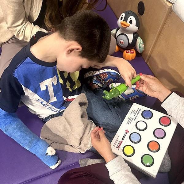 Constraint Induced Movement Therapy session